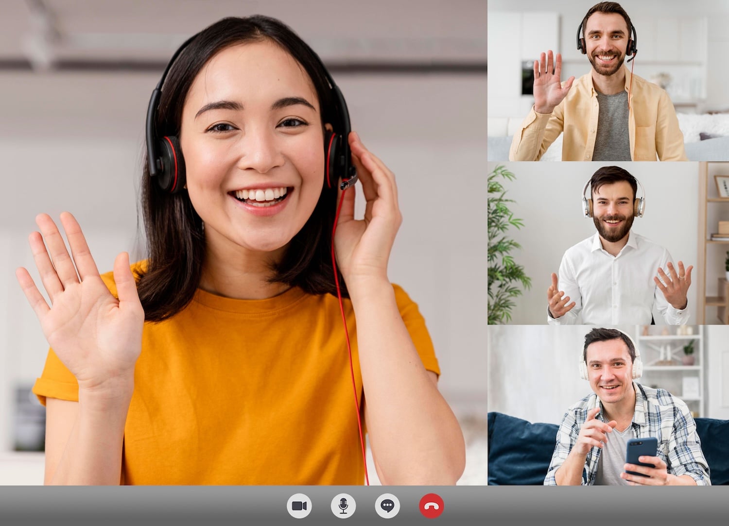 MOST 2414 Video conference happy Online meetings